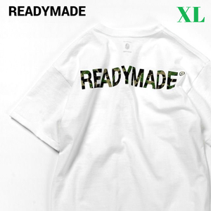 XL 新品【A BATHING APE × READYMADE 21ss PKG TEE ア ベイシング エイプ レディメイド Tシャツ Bape / ホワイト/グリーンカモ 2021ss】