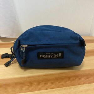 mont-bell モンベル ウエストポーチ ボディバッグ ナイロン バッグ ウエストバッグ ネイビー　アウトドア　