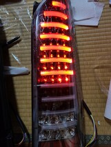 新品同様! お買い得品! 200系 ハイエース オールファイバーテール LEDテールランプ クリアレンズ インナーブラック_画像3