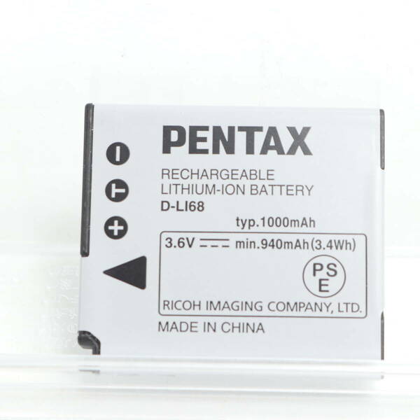 【並品】PENTAX　バッテリーパック　D-LI68