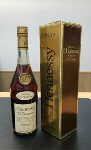 1円～ 未開栓 Hennessy/ヘネシー VSOP ファインシャンパーニュ スリムボトル ブランデー 700ml 40度 箱付