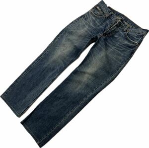 00s ☆ LEVIS ☆ 502 自然な色落ち◎ デニムパンツ インディゴ ジーンズ W31 アメカジ ストリート 大人カジュアル 古着 リーバイス■Ja7503