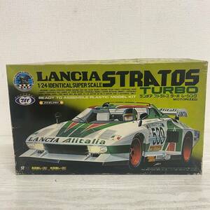  out of print not yet constructed round 1/24 LANCIA STRATOS TURBO Lancia Stratos turbo racing plastic model rare goods that time thing present condition goods 
