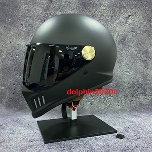 バイク 内蔵サングラス ハーレー オンロード ヘルメット フルフェイスヘルメット　M~XXL サイズ 色 選択可　サイズ：M