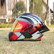 バイク 内蔵サングラス ダブルシールド オンロード ヘルメット フルフェイスヘルメット S~XXLサイズ選択可 VS-03　サイズ：L_画像3