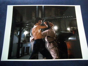 * blues * Lee * burn . Dragon / ground under factory /vs. Jackie extra-large color photograph #1