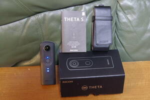 RICOH THETA S Ricoh. si-ta360 times all heaven lamp camera 360° Full HD 30fps full hi-vision animation photographing still picture photographing with normal operation 