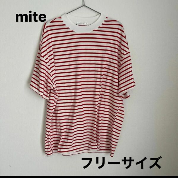 mite ボーダーティシャツ