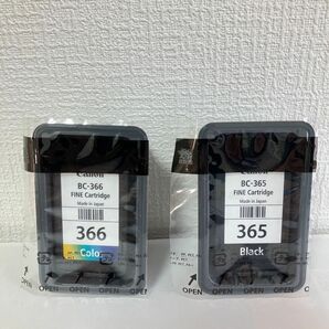 Canon　キャノンインク　純正インク　BC365　BC366　各1個　FINEカートリッジ ブラック カラー