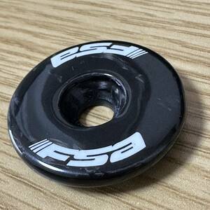 FSA カーボン製ヘッドトップキャップ ステムキャップ 軽量5.2ｇ