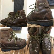 80‘s NORDICA マウンテンブーツ size7 25.0cm ビンテージ ブーツ ブラウン 茶 vintage BOOT ノルディカ　登山靴　ビブラム_画像4