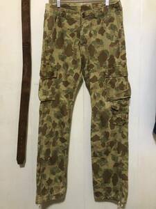 JOHNBULL ダックハンターカモ ハンティング S TROUSERS,COTTON,KHAKI ジョンブル　ミリタリー US.ARMY カーゴパンツ アーミー 