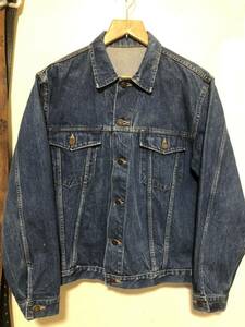 国産ビンテージ　 vintage denim jacket 3rdタイプ デニムジャケット　 M ジージャン トラッカージャケット 日本製 MADE IN JAPAN