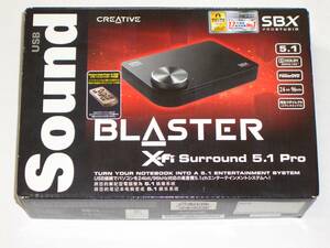 ◆SOUND BLASTER X-Fi SURROUND 5.1 PRO r2『SB-XFI-SR5R2』正常動作品！★送料710円