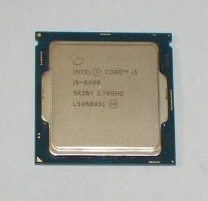 ◆第6世代 i5-6400 2.70GHz Skylake/6MB/SR2BY/LGA1151 完動品 即決！★送料120円！