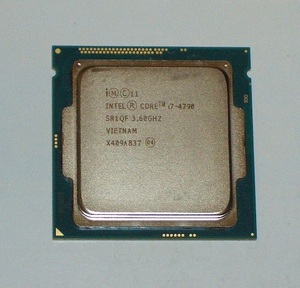 ◆第4世代 i7-4790 3.60GHz Haswell Refresh/8MB/SR1QF/LGA1150 完動品 即決！★送料120円！