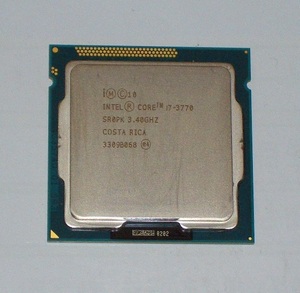 ◆第3世代 i7-3770 3.40GHz Ivy Bridge/8MB/SR0PK/LGA1155 完動品 即決！★送料120円！