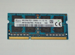 *SKhynix made PC3-12800 (DDR3-1600) 204pin 4GB working properly goods prompt decision!* postage 120 jpy!