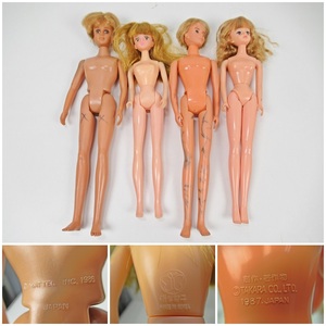 *[B31] надеты . изменение кукла 4 body суммировать Licca-chan кукла TAKARA&MATTEL 1986& Корея ушко (уголок) кукла Vintage кукла подлинная вещь текущее состояние товар 