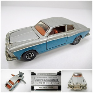 ☆[A3]CORGI TOYS　コーギー　ロールスロイス シルバー シャドウ　ROLLS ROYCE SILVER SHADOW　英国製のミニカー　現状品　