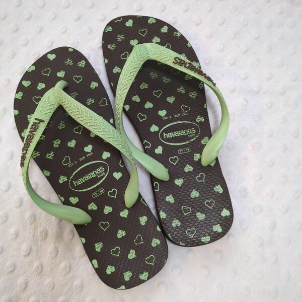 havaianas kids 37-38 チョコミント