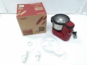 ♪TIGER タイガー マイコンフードプロセッサー 家庭用 SKF-A100 R レッド 元箱付き A051608C @100♪