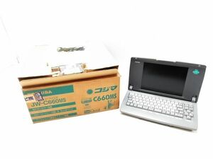 □TOSHIBA 東芝 JW-C660MS パーソナルワープロワードプロセッサ Rupo 説明書 フロッピーディスク 元箱付 A-5-16-5 @140□