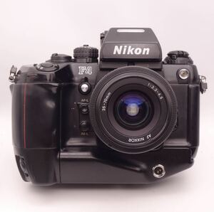 【動作確認済】 Nikon F4s + AF NIKKOR 35-70mm ニコン ボディ レンズ MB-21 ニッコール バッテリーホルダー付属 一眼レフ フィルムカメラ 