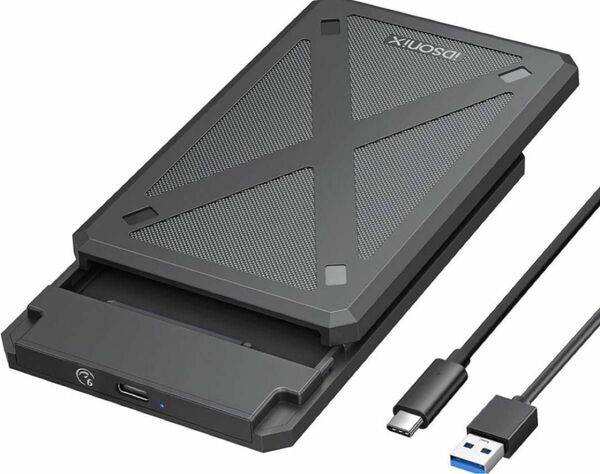 iDsonix 2.5インチ HDD ケース SSD 外付けハードディスクケース 工具不要 高速データ転送 テレビ 録画 