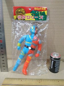 70 period broadcast that time thing * Kikaider ... sofvi less version right thing [ monster series ] new goods sack go in Mini? middle? size body height 15.5cm header unopened thing 