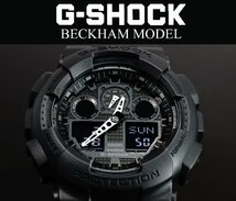 1円～1スタ ベッカム Beckaham G-shock Gショック 精悍なフルブラック 逆輸入 新品未使用 本物200m防水メンズ腕時計カシオCASIOミリタリー_画像8