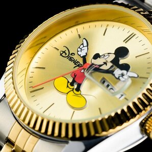 1円～ aiko愛用【ほぼ入手不可能】アナザーヘブン×Disney限定MICKEYミッキーマウス別注コラボ時計デイトジャストコンビ別注デイト新品の画像1