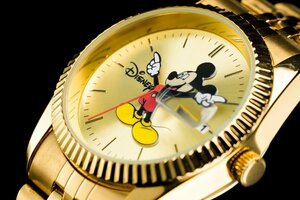 1円～ 1スタ aiko愛用【ほぼ入手不可能】アナザーヘブン×Disney限定MICKEYミッキーマウス別注コラボ時計フルゴールド/デイトジャスト