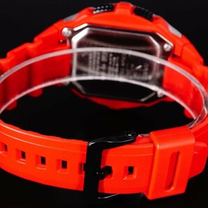 1円～1スタ 新品未使用 逆輸入model CASIO カシオ電波時計200m防水【誤差10万年に1秒】RED レッド 20気圧 超高性能 ハイスペック腕時計の画像10