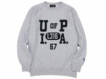 1円～80s Heavyweight U of P I. A. Logo Another Heaven/アナザーヘブン新品未使用/正規品スウェット/藤原裕リバースウィーブサイズL_画像2