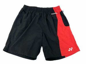 22* prompt decision * Yonex * shorts *M size (UNI man and woman use size standard )* black *be leak -ru* used *YONEX* badminton * tennis *