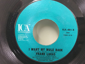 ★即決 Frank Lucas / Good Thing Man - I Want My Mule Back 45/7