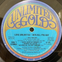 ★即決 SOUL Love Unlimited / He's All I've Got U-101 d3080 米オリジナル I Can't Let Him Down収録_画像3