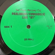 ★即決 SOUL Parliament Funkadelic / Live 81 FRC102 d3136 米盤、コレクターズ・レコード _画像1