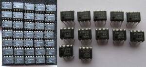 ## 2 circuit go in ope amplifier (NJM4580DD 12 piece,LM38N 35 piece ) | JRC,TI other ##