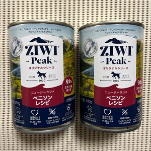 ZIWI ジウィピーク ドッグ缶 ベニソン ドッグフード　390g 2個セット