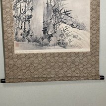 【洛座】【真作】名品 但馬の著名 幕末・明治の画家 斎藤畸庵 竹図 軸＜書道書家◆816-10_画像4