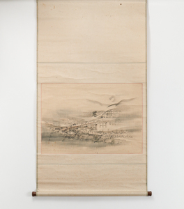 Art hand Auction [Rakuza] [Reproduction] A rare item! Shijo Riverside Summer Scenery Hanging Scroll by Hasegawa Gyokuho, a painter of the Shijo School at the end of the Edo period, Kyoto, Summer ◆700, Painting, Japanese painting, Landscape, Wind and moon