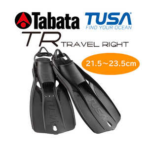 TUSA ласты TRAVEL RIGHT путешествие свет SF0110 BK ( чёрный ) XS размер [ элемент пара использование .21.5cm~23.5cm ]