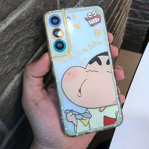 Bipolars クレヨンしんちゃん キャラクター Galaxy S22 スマホケース 創意 人気 かわいい ぎゃらくしーS22 