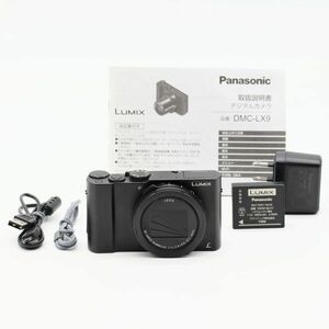 [並品] Panasonic LUMIX LX9 ブラック DMC-LX9-K フラッシュ不良 #507