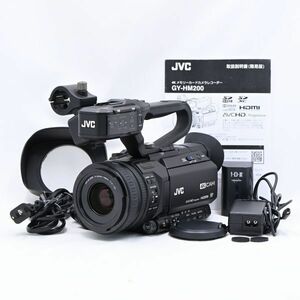 [極上品] JVC GY-HM200 4Kメモリーカード カメラレコーダー #525u