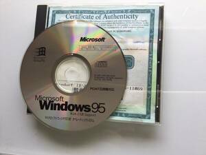 Windows95 With USB Support PC/AT compatible correspondence OS install disk @ Pro duct ID attaching 