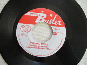 LORD CREATOR 7！EVENING NEWS, PRINCE BUSTER, JA 7インチ EP 45