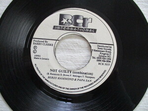 BERES HAMMOND, PAPA SAN 7!NOT GUILTY, JA ORG 7 -inch EP 45, beautiful record 